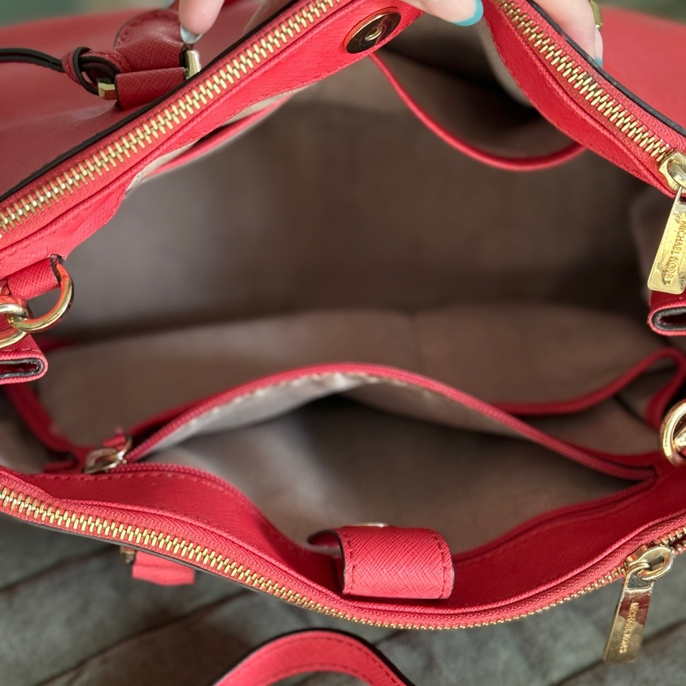 Michael Kors Coral Satchel and Crossbody - Picture 3 of 5